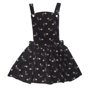 🆕 Pin Corduroy Floral Pinafore Dress 5/6